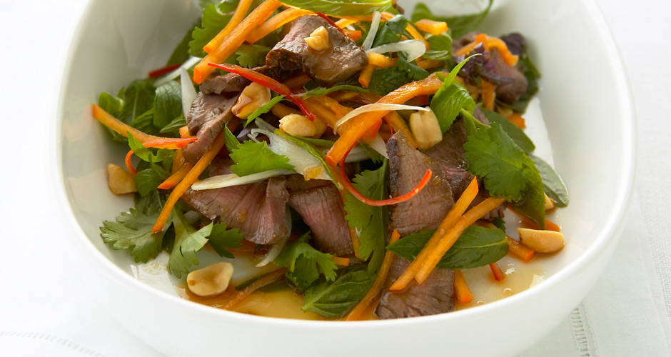 Persimmon-Thai-Beef-Salad