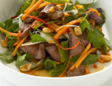 Persimmon Thai Beef Salad