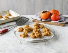 Chewy Persimmon & Ginger Cookies