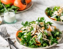 Persimmon & Herb Chicken Salad