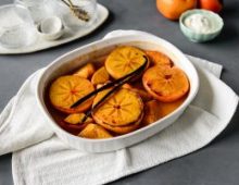 Honey Baked Persimmons