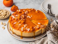 Vegan Persimmon Cheesecake